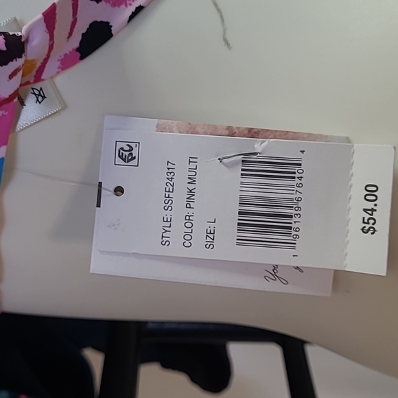 Vibrant Multicolor Halter Bikini Top - Picture 4 of 4